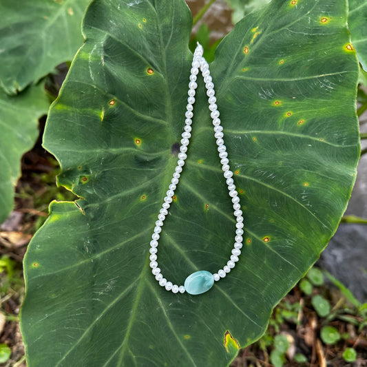 Hidden island Gemstone Necklace
